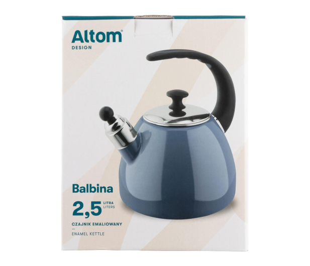 Altom Balbina czajnik emaliowany 2,5 l niebieski indukcja - 1611101 - zdjęcie 5